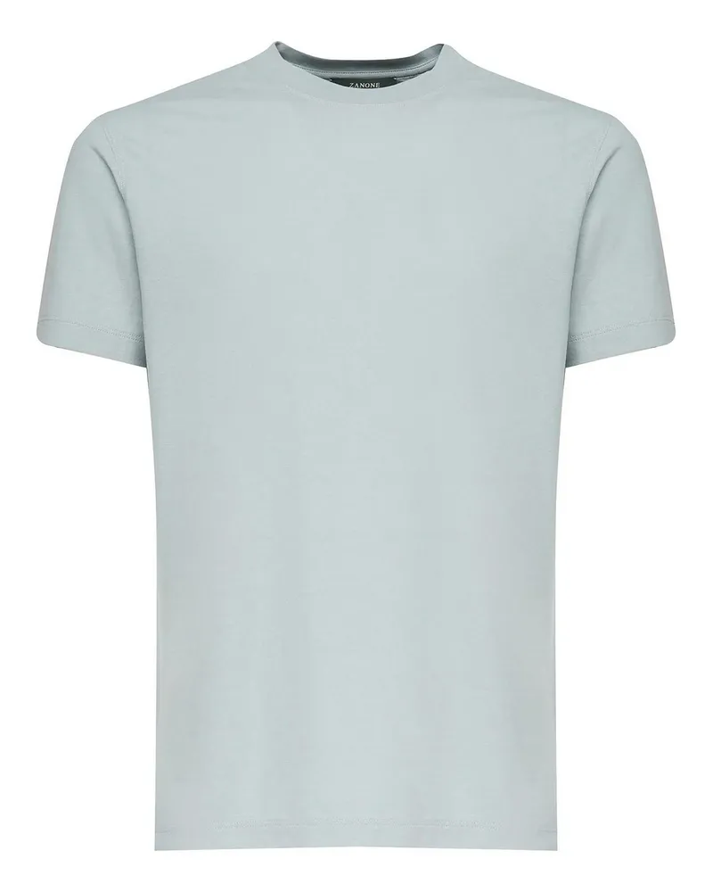 Zanone T-Shirt - Hellblau Hellblau