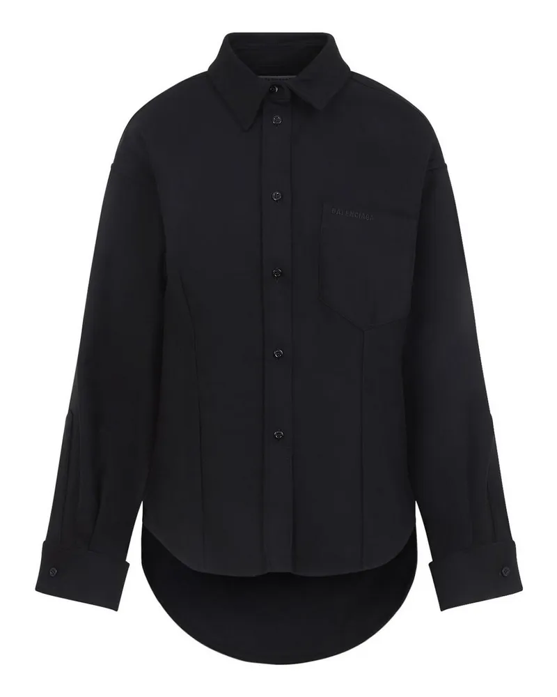 Balenciaga Hemd - Schwarz Schwarz