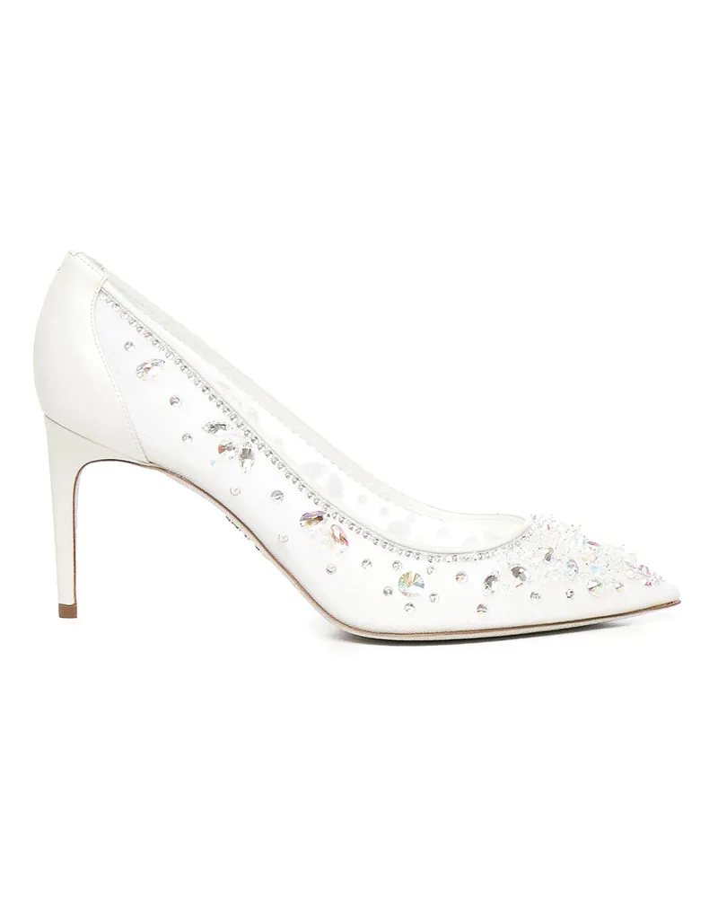 René Caovilla Pumps - Weiß Weiß