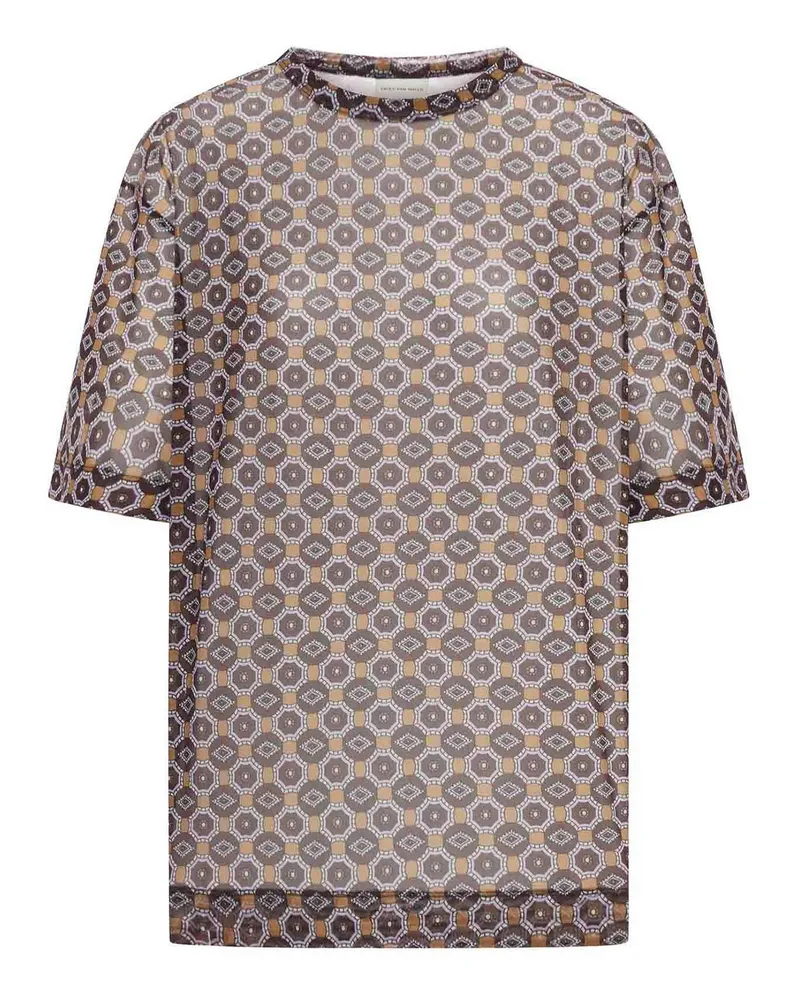 Dries van Noten T-Shirt - Braun Braun
