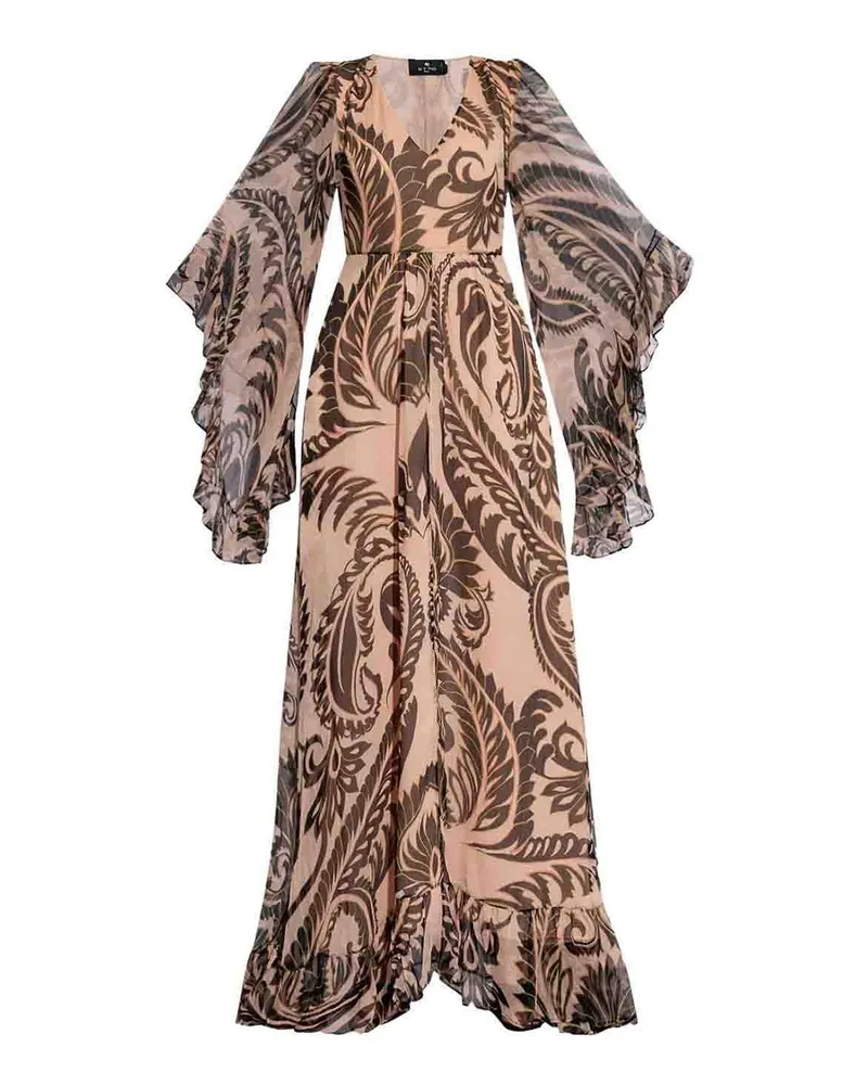Etro Knielanges Kleid - Bunt Bunt