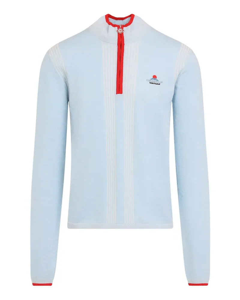 Casablanca Paris Rundhalspullover - Blau Blau