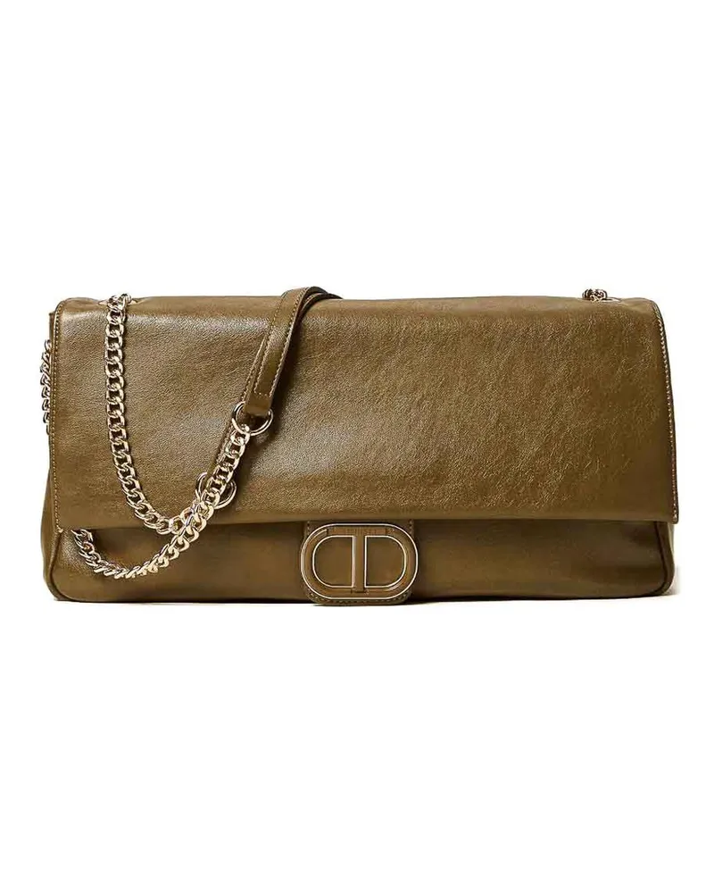 Twin-Set Schultertasche - Grün Grün