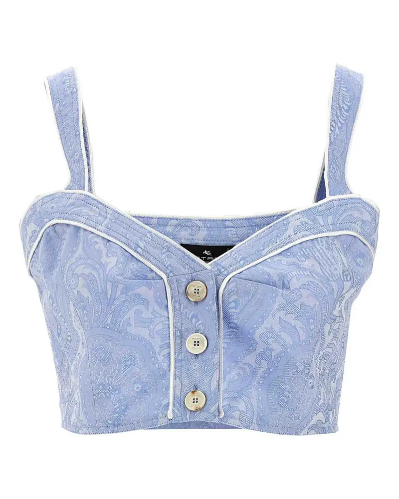 Etro Top - Hellblau Hellblau