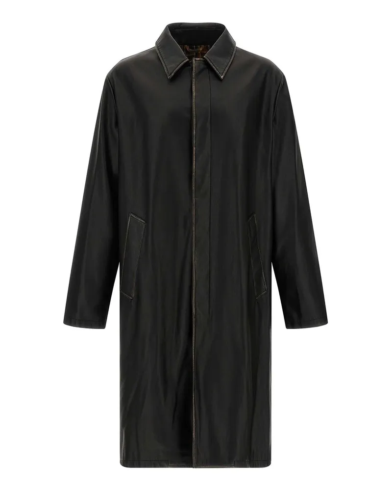 Diesel Kurzer Mantel - Schwarz Schwarz