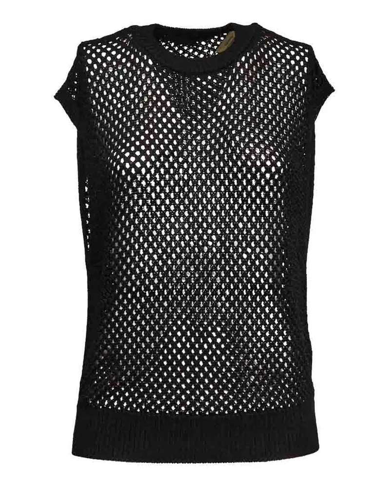 Dondup Rundhalspullover - Schwarz Schwarz