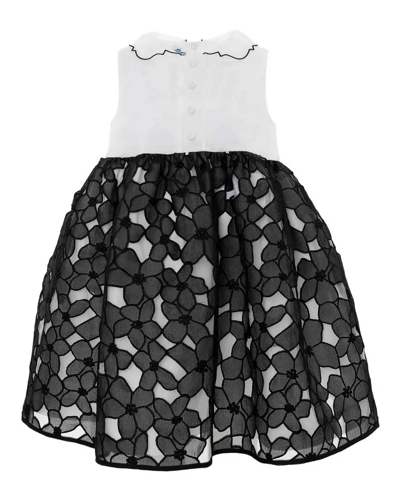 MIMISOL Knielanges Kleid - Schwarz Schwarz