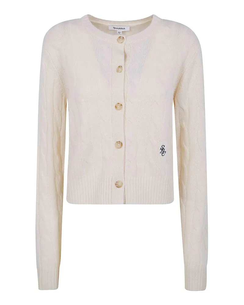 SPORTY & RICH Cardigan - Nude Nude