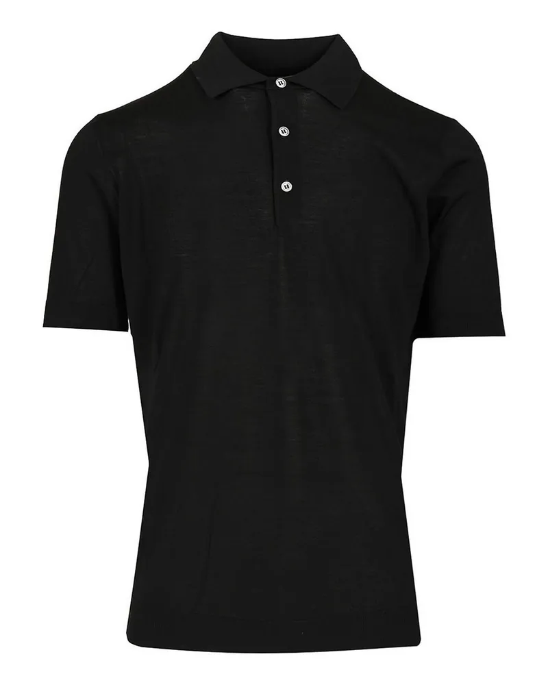 Filippo de Laurentiis Poloshirt - Schwarz Schwarz