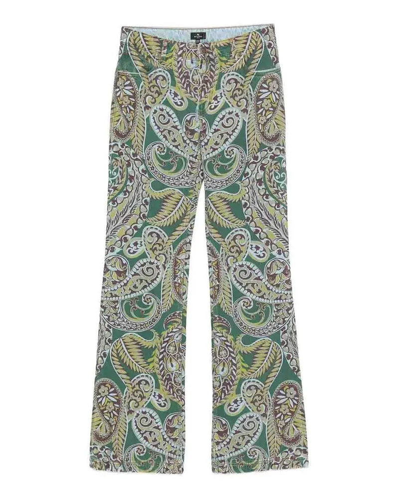 Etro Schlagjeans - Blau Blau