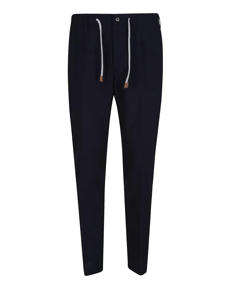 Eleventy Casual Hose - Blau Blau