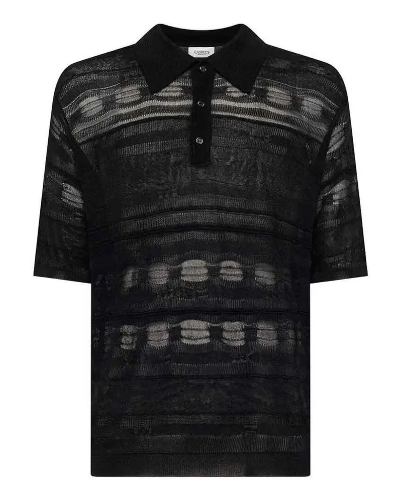 Laneus Poloshirt - Schwarz Schwarz