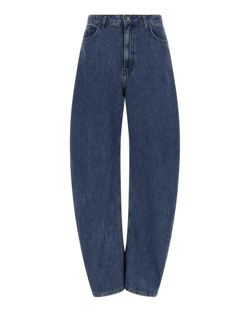 ROTATE Birger Christensen Straight Leg Jeans - Blau Blau