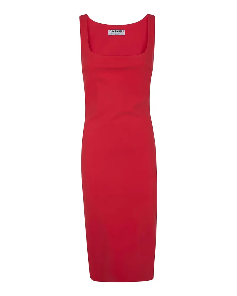 Chiara Boni Knielanges Kleid - Rot Rot