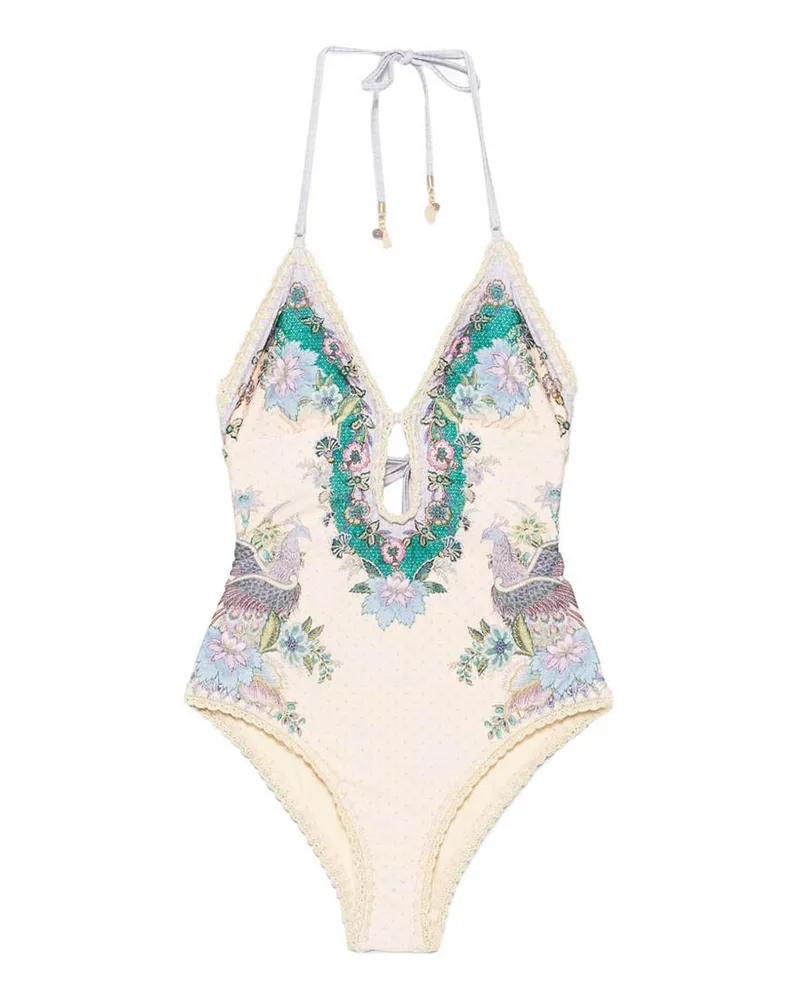 Zimmermann Badeanzug - Creme Creme
