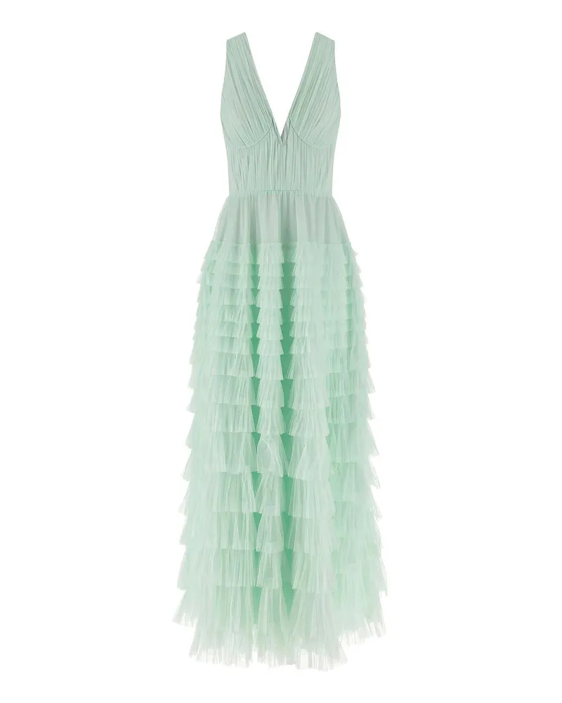 Twin-Set Knielanges Kleid - Grün Grün