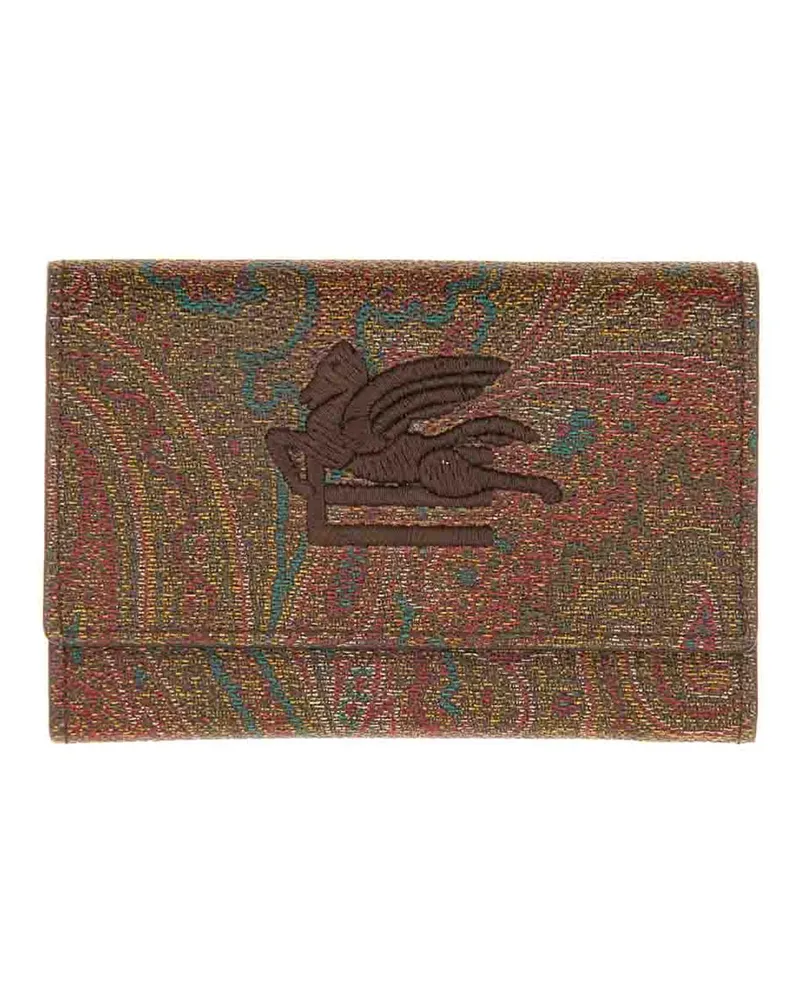 Etro Portemonnaie - Braun Braun