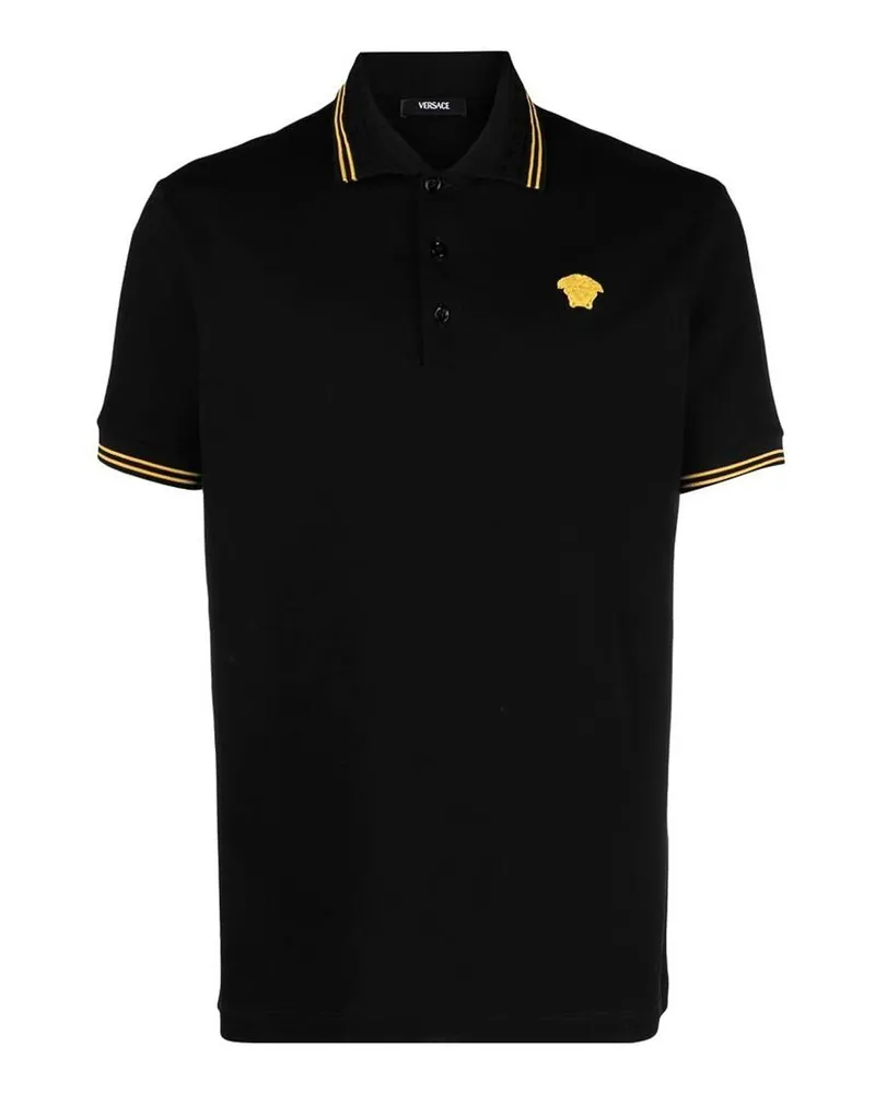 Versace Rundhalspullover - Schwarz Schwarz