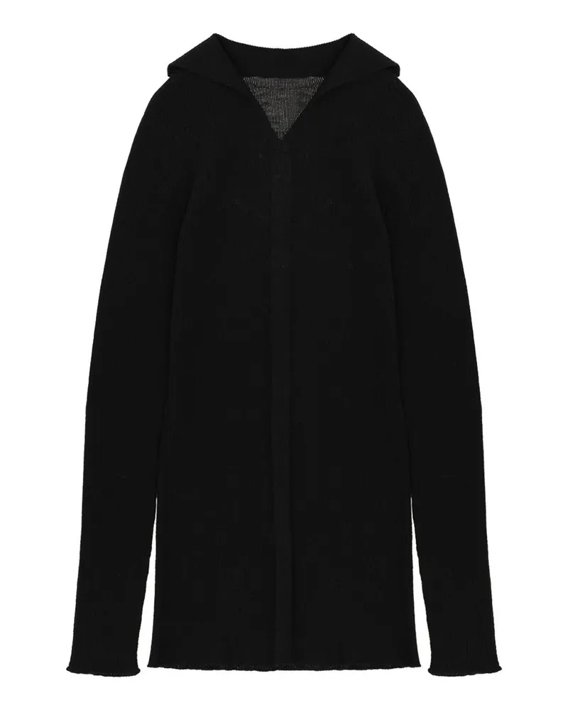 Rick Owens Rundhalspullover - Schwarz Schwarz