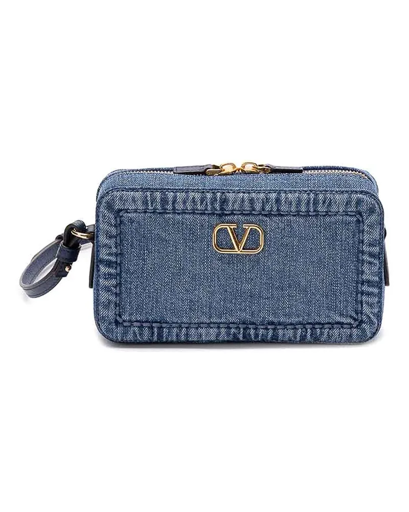 Valentino Garavani Umhängetasche - Dunkles Jeansblau Dunkles