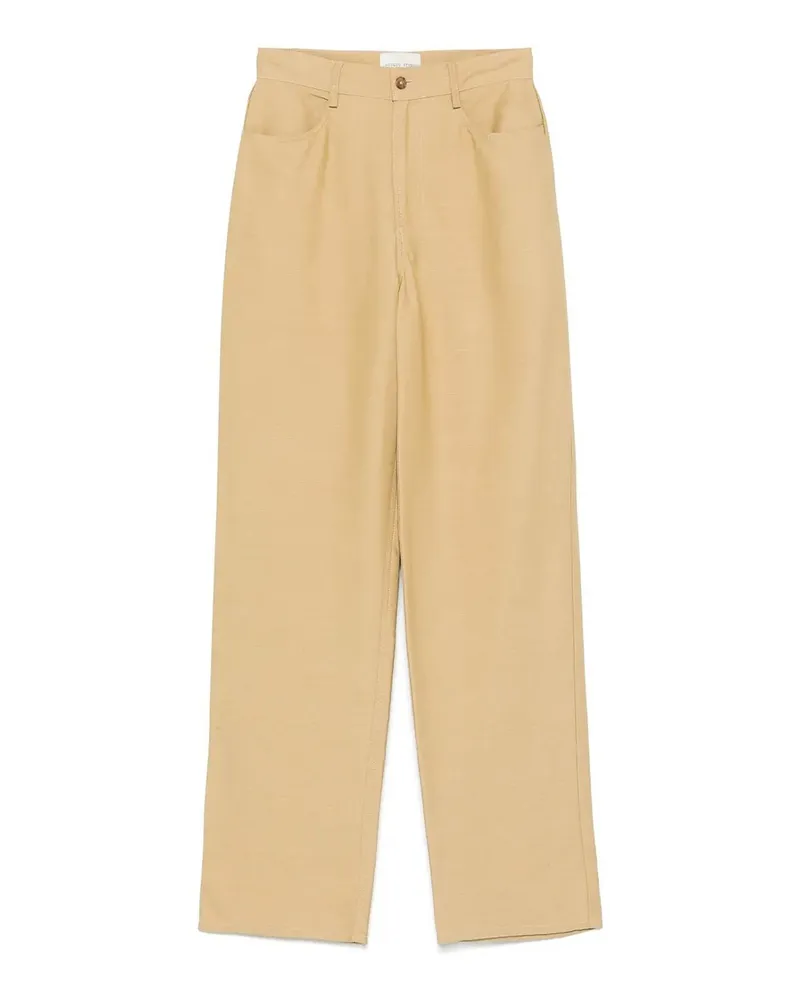 Loulou Studio Casual Hose - Gold Gold