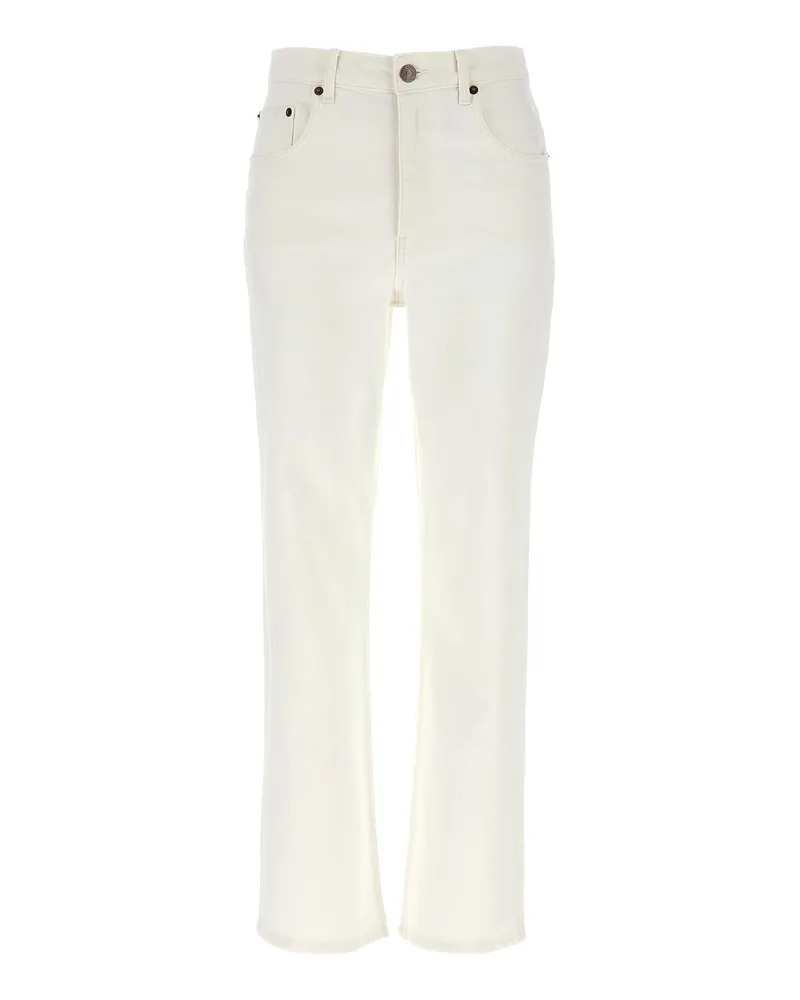 Tory Burch Bootcut Jeans - Weiß Weiß