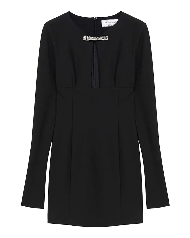 Blumarine Knielanges Kleid - Schwarz Schwarz