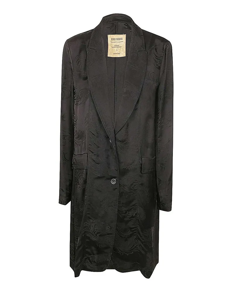 Uma Wang Casualjacke - Schwarz Schwarz