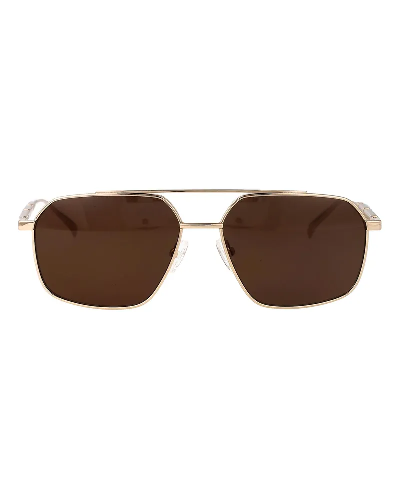 Alexander McQueen Sonnenbrille - Gold Gold