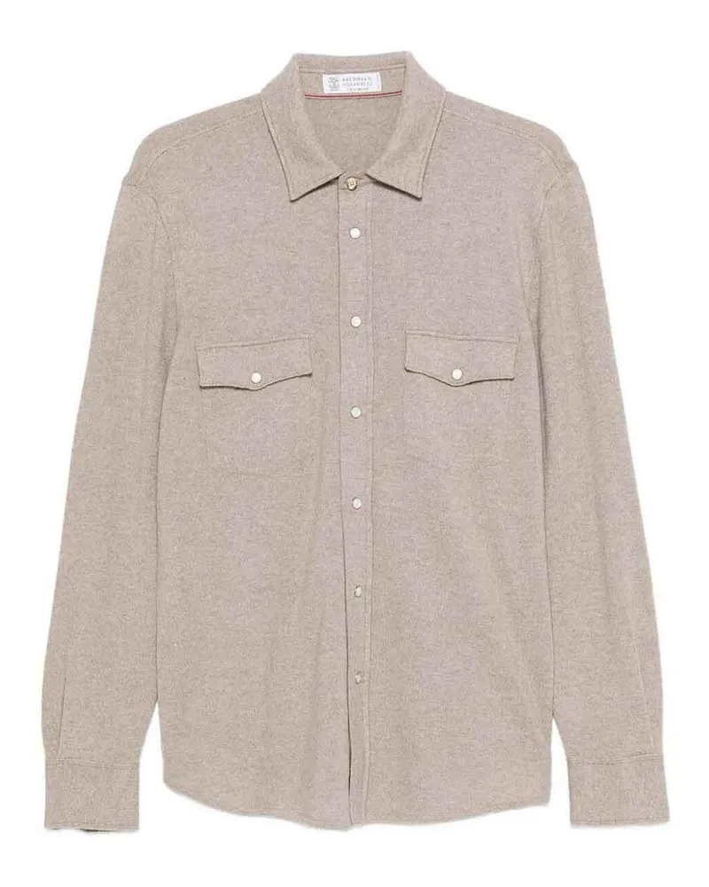 Brunello Cucinelli Poloshirt - Braun Braun