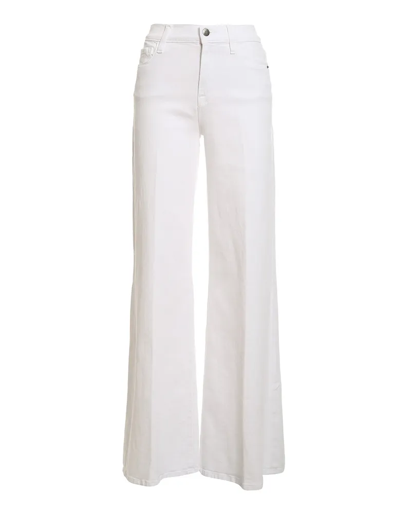 Frame Denim Schlagjeans - Weiß Weiß
