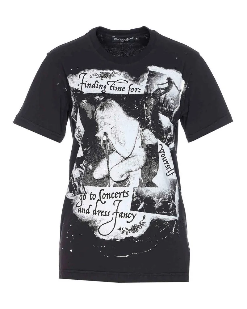 Dolce & Gabbana T-Shirt - Schwarz Schwarz