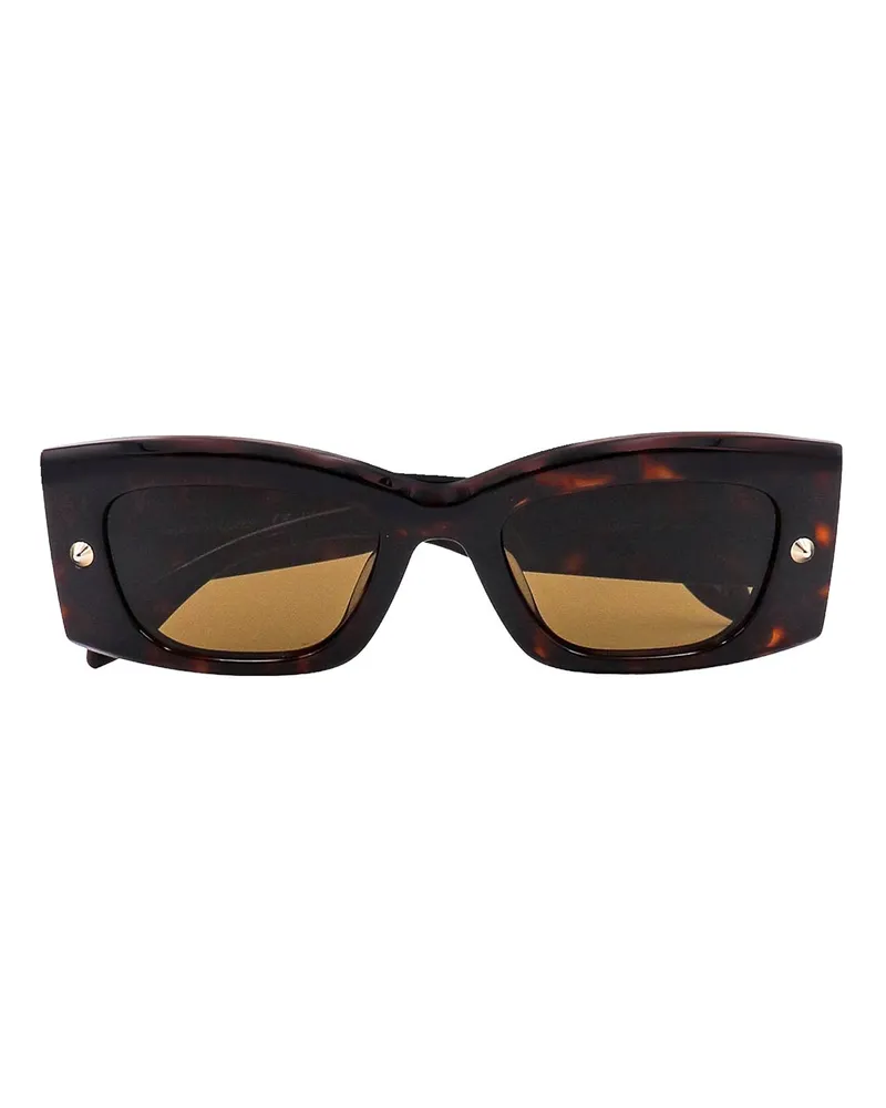 Alexander McQueen Sonnenbrille - Braun Braun