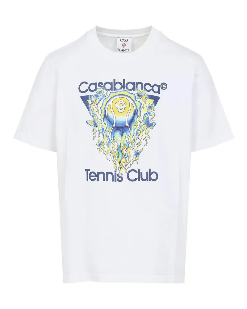 Casablanca Paris T-Shirt - Weiß Weiß