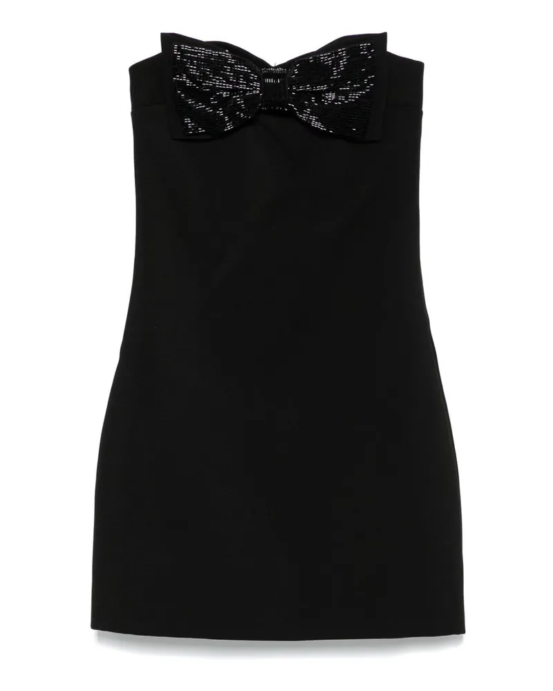 Self-Portrait Kurzes Kleid - Schwarz Schwarz