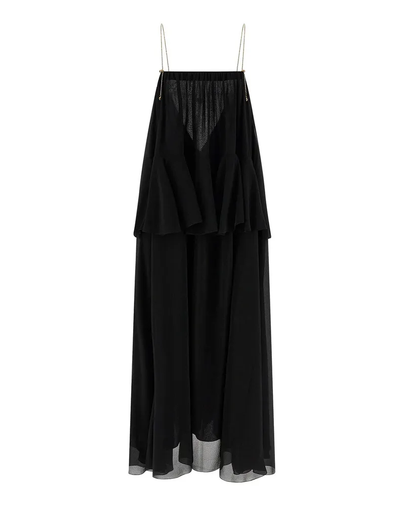 Chloé Maxikleid - Schwarz Schwarz