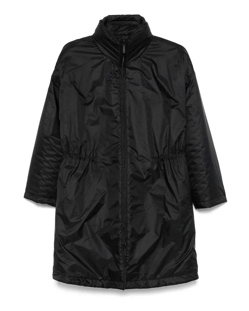 Emporio Armani Kurzer Mantel - Schwarz Schwarz