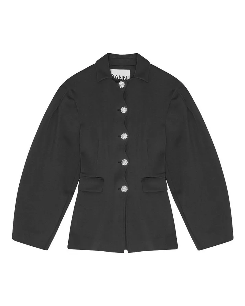 Ganni Blazer - Grau Grau