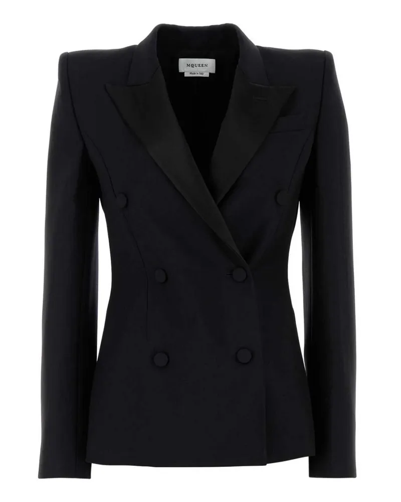 Alexander McQueen Blazer - Schwarz Schwarz