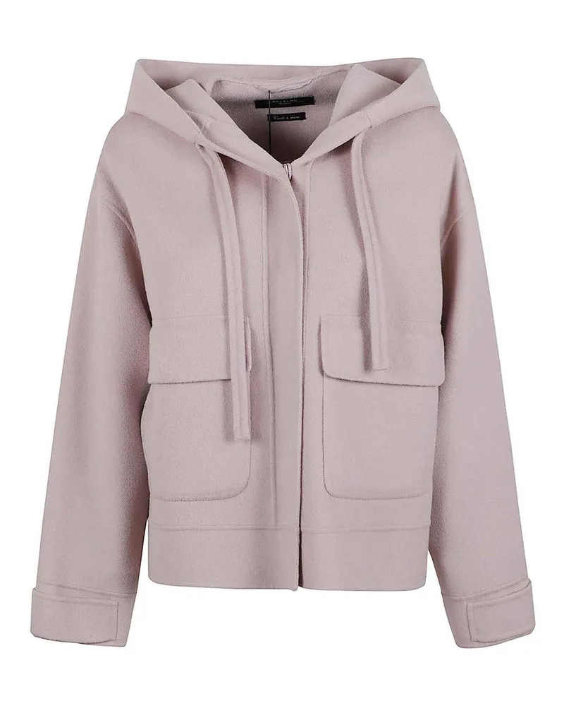 Max Mara Kurzer Mantel - Hellrosa Hellrosa
