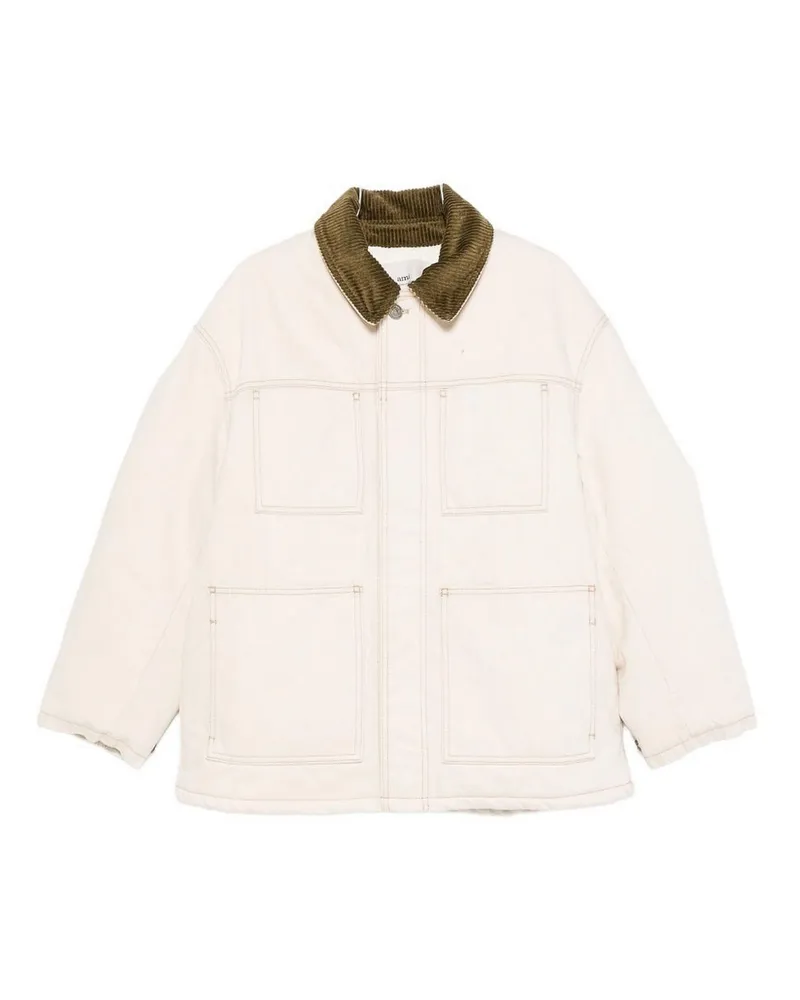 AMI Paris Jeansjacke - Beige Beige