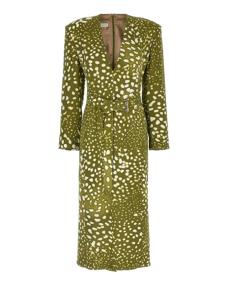 Dries van Noten Knielanges Kleid - Grün Grün