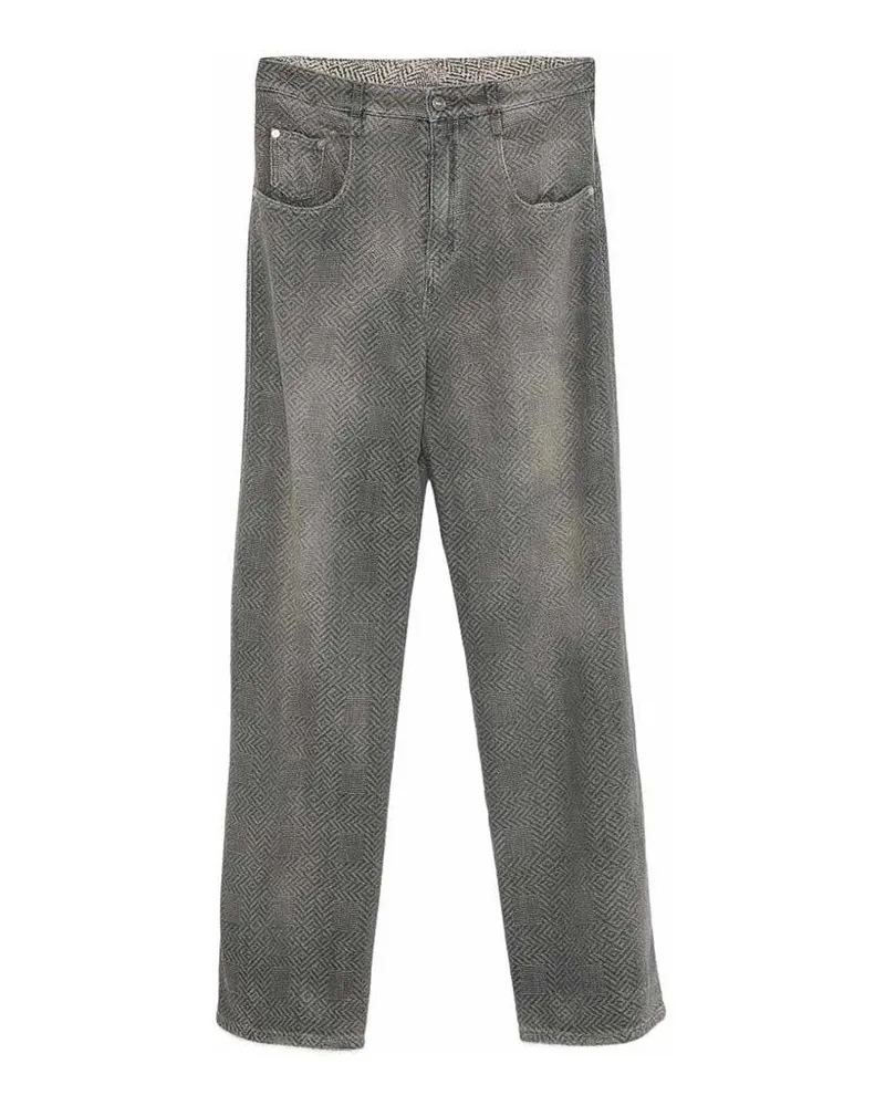 Ermanno Scervino Straight Leg Jeans - Schwarz Schwarz