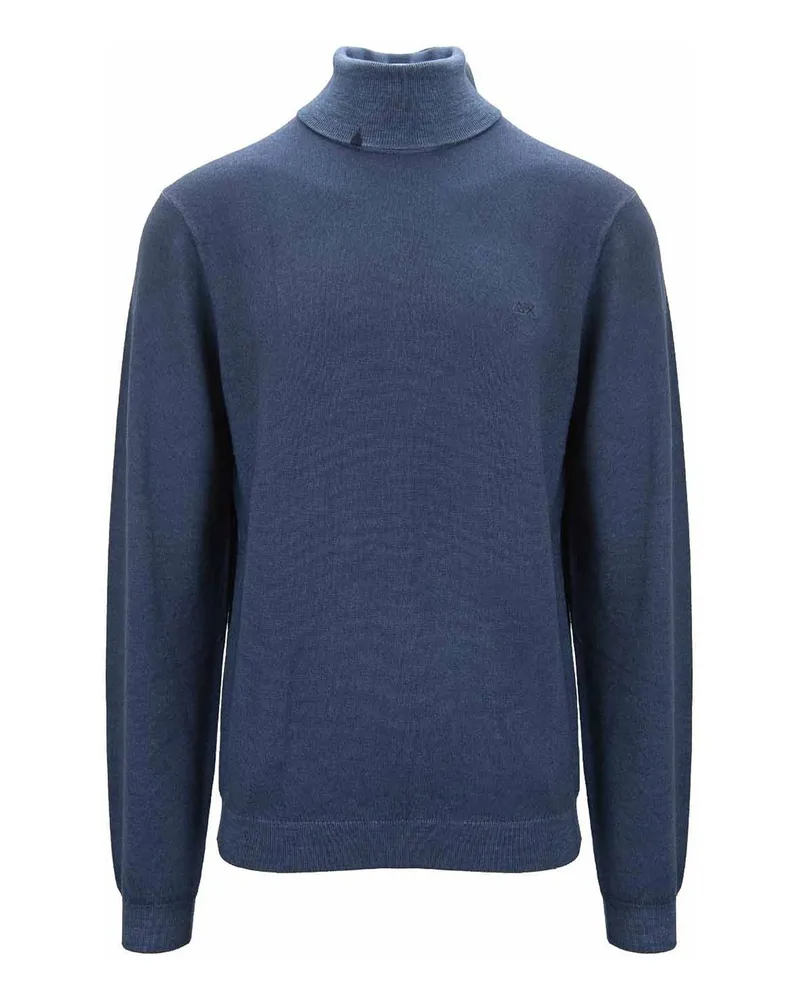 Sun68 Rollkragenpullover - Dunkelblau Dunkelblau