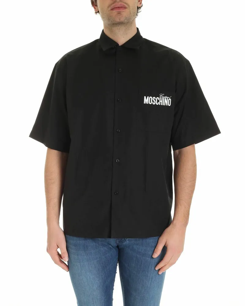 Moschino Hemd - Schwarz Schwarz