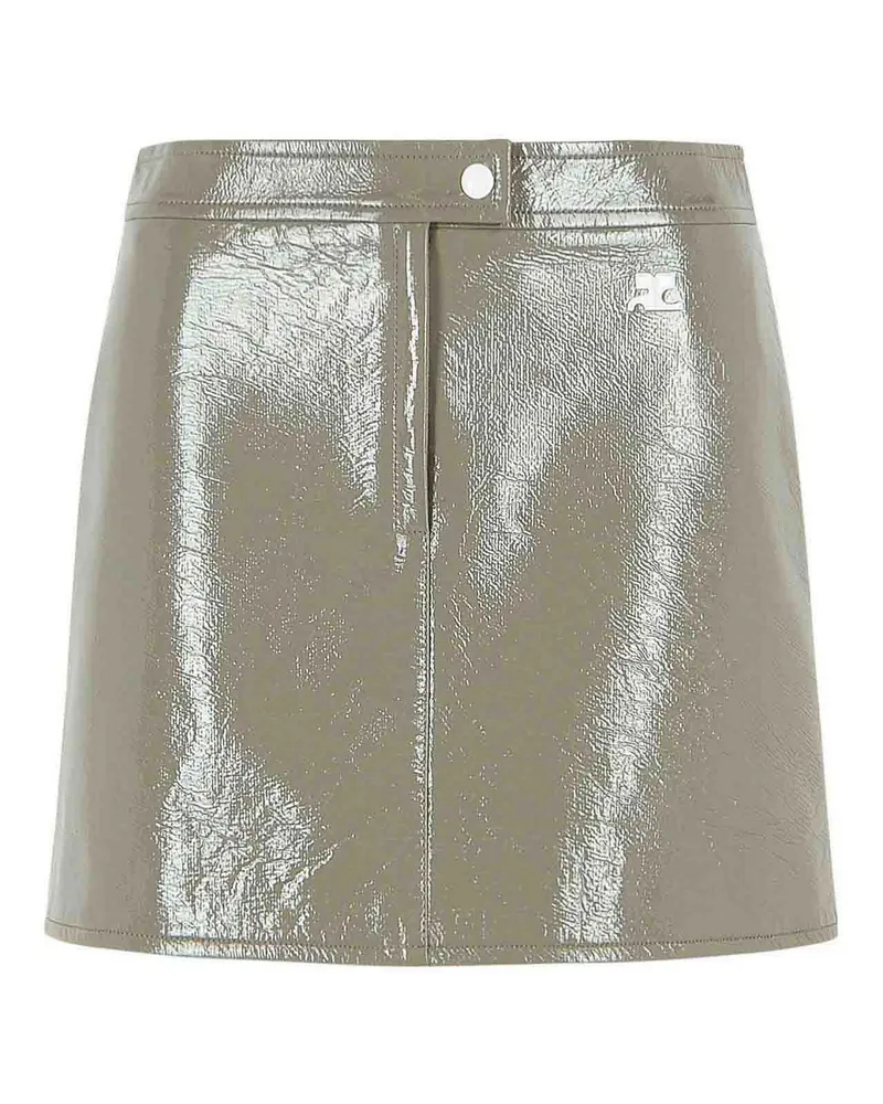 Courrèges Minirock - Grau Grau