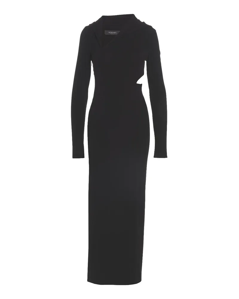 Versace Maxikleid - Schwarz Schwarz