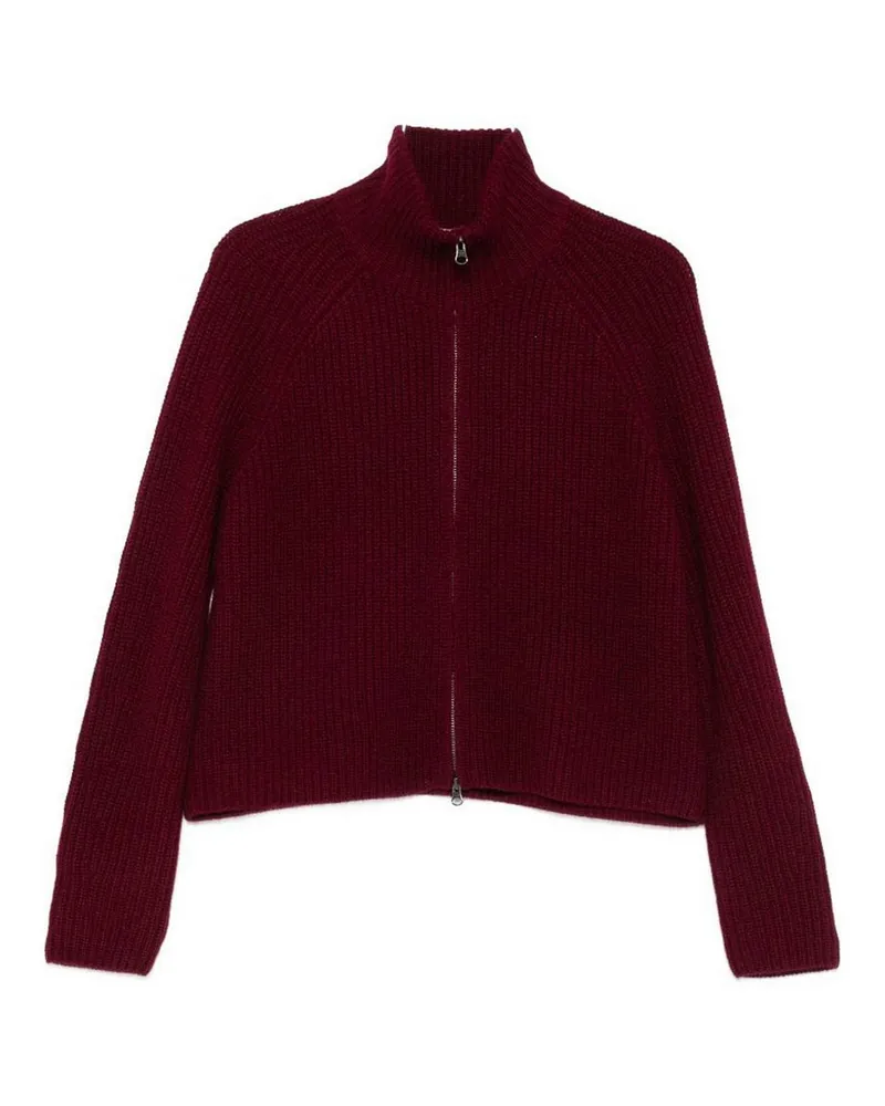 Lisa Yang Cardigan - Bordeaux Dunkelrot