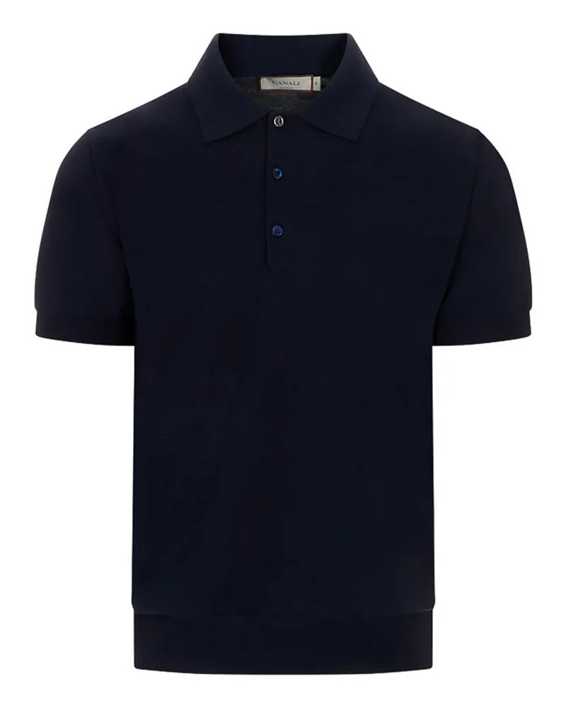Canali Poloshirt - Blau Blau