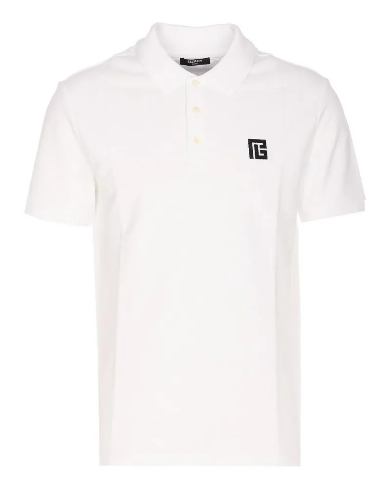 Balmain Poloshirt - Weiß Weiß
